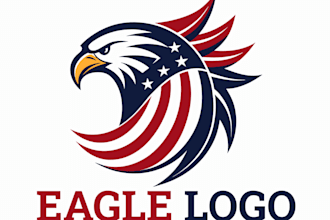 design modern eagle logo for your brand