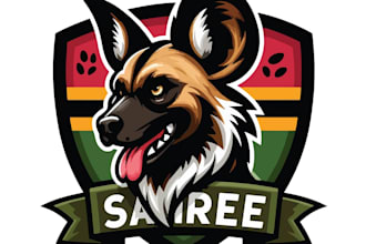 original and wonderful wild dog logo