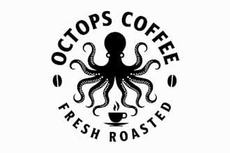 make an amazing octopus logo design