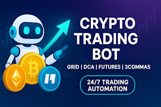 create automated crypto trading bots including grid, dca, futures and 3commas