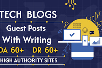 publish a tech guest post with tech backlinks