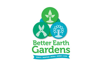 design gorgeous garden and landscape business logo