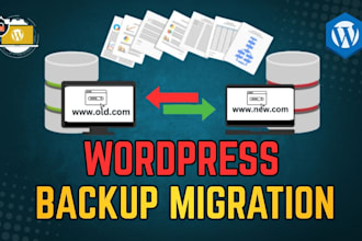 do wordpress migration, full backup and seamless hosting transfer