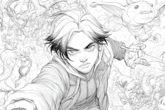 create best comic book cover for you