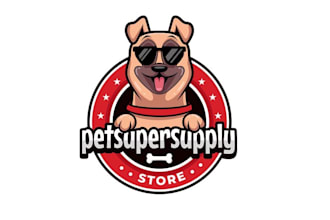 design online pet supply store logo