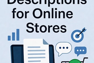 professional ecommerce product descriptions writing