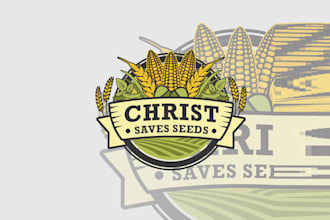 made greatest cultivate a solid logo for christ saves seeds