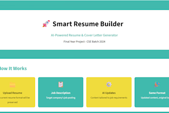 build a ai powered resume and cover letter generator