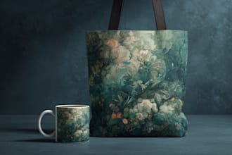 design tote bags, mugs or other print on demand products
