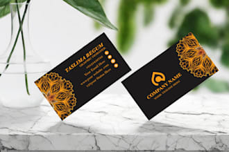luxury business card design