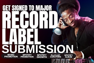 submit your music demo to 20,000 active record labels submission to get signed