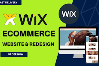 design and develop stunning wix websites, redesigns and e commerce stores