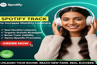 promote your spotify track to increase monthly listeners