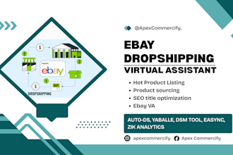 be ebay dropshipping virtual assistant with profitable products