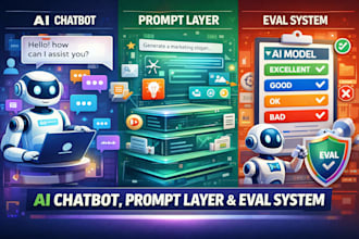 build ai chatbot, prompt layer, eval system