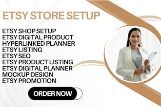 setup etsy shop, etsy seo, etsy digital planner, etsy digital planner, etsy