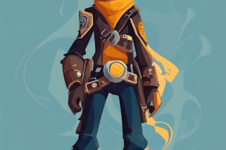 draw 2d game character or 2d game character