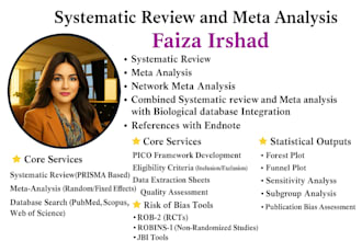 write systematic review and meta analysis