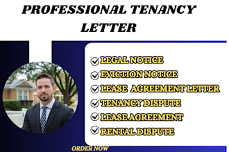 draft tenancy dispute letter, refund letters, eviction notice, legal letters