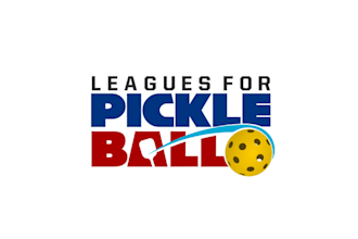 make powerful attractive leagues logo for pickleball