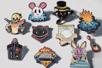 design enamel pins, company badges, medals, hat pins