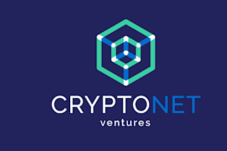 design a futuristic crypto logo for blockchain projects