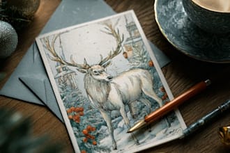 draw anime art illustration, fanart and character design for christmas gift