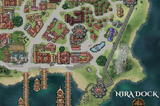 create a dnd campaign, roleplay tabletop map