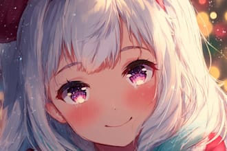 draw anime chibi character art for design character, fanart, kawaii