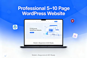 design a modern and mobile friendly wordpress website