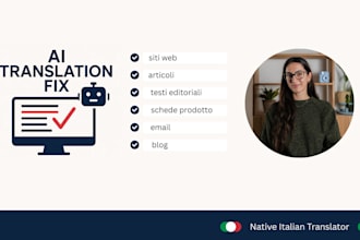 improve your ai generated translation into italian