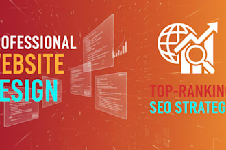 design a professional and fast website for your business