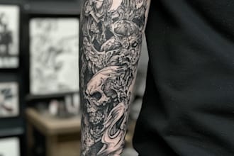 design professional tattoo and custom tattoo