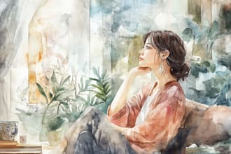 do a watercolor illustration