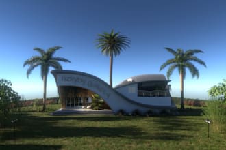 create unique architecture exterior