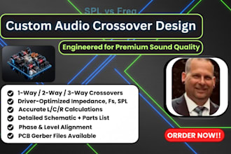 design a custom audio crossover for premium sound quality based on your speaker