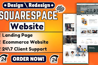 erstelle moderne squarespace website bearbeite squarespace optimiere squarespace