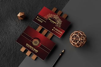 business card and stationery