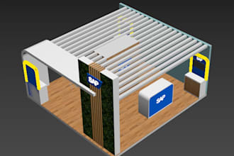 professional 3d exhibition booth and trade show stand design