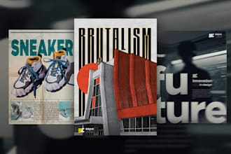 create modern  eye catching posters