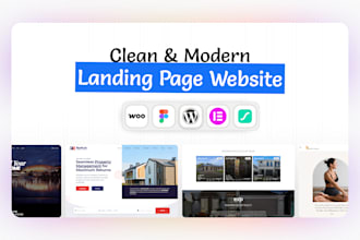 design awesome landing page, single page website with elementor wordpress expert
