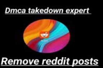 takedown leaked and infringing content from reddit under dmca