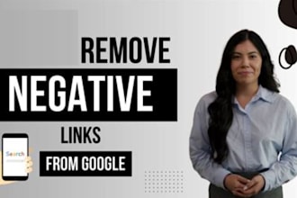 remove negative links from google