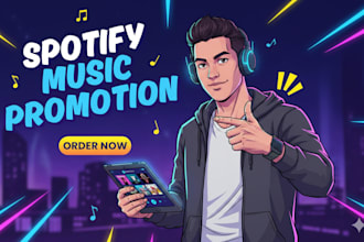do spotify music promotion organically no bot
