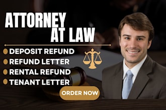 write a strong security deposit refund demand letter for fast payment