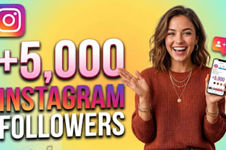 boost instagram 5000 followers and engagement