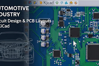 do automotive industry circuit design and pcb layouts design in kicad