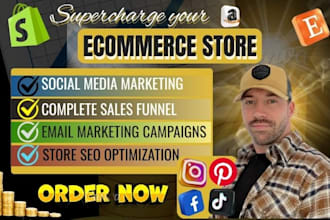 promote and advertise shopify, etsy, amazon, ebay store with ads to boost sales