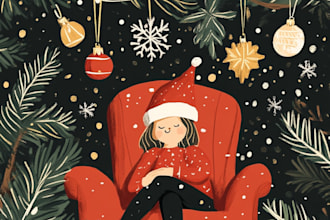 do an awesome christmas cartoon