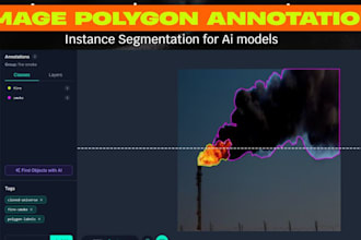 do image polygon annotation and segmentation for ai training datasets